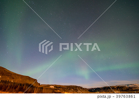 Aurora Borealis, Northern lights in Iceland 39763861
