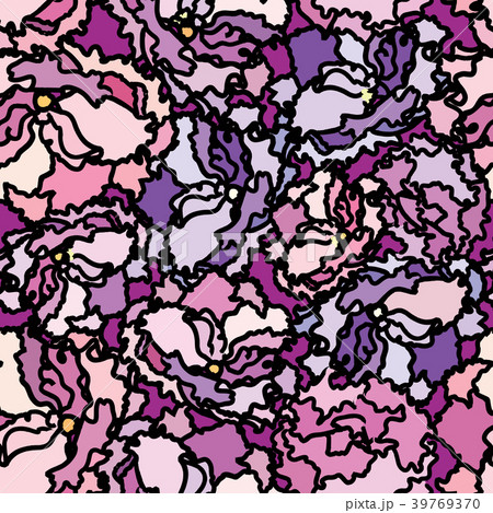 Abstract floral spot Flower petal seamless pattern 39769370