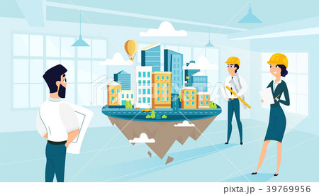 Group architects create and engineering project 39769956