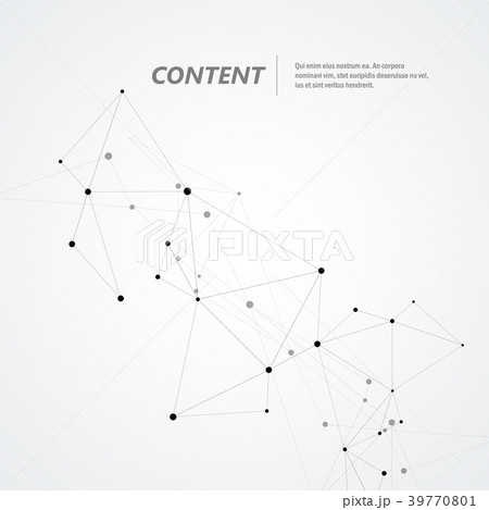 Geometric network abstract background 39770801