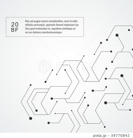 Technology hexagons structure Technology hexagons structure 39770842