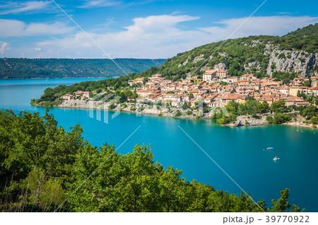 St Croix Lake, Les Gorges du Verdon, Provence,  St Croix Lake, Les Gorges du Verdon, Provence,  39770922