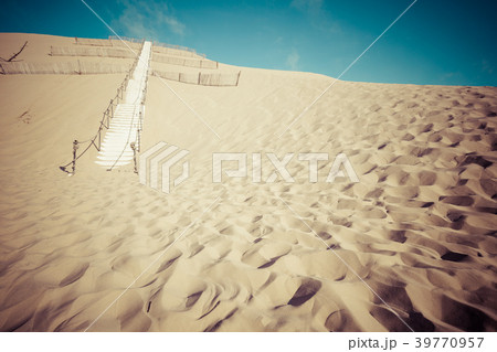 Great Dune of Pyla, the tallest sand dune  Europe 39770957