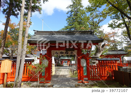 生島足島神社：西御門　　　　　　　上田市 39772107