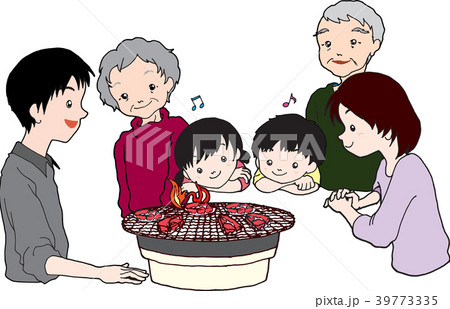 家族三世代焼肉 39773335