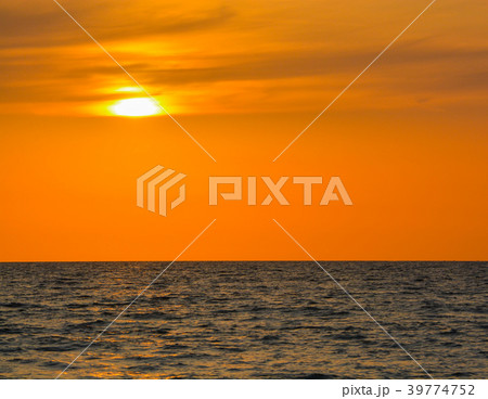 Sunset, Gulf of Mexico, Indian Rocks Beach Florida 39774752
