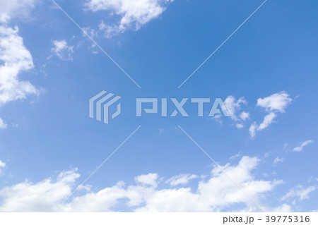 空 雲 青い空 白い雲 合成用背景素材 写真素材 空 雲 青い空 白い雲 合成用背景素材 写真素材 39775316