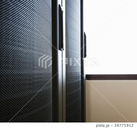 Rack housing servers in computer server farm 39775912