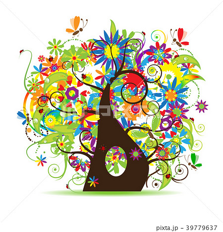 Floral tree beautiful 39779637