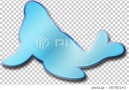 ピンバッジ風　アシカ 39780141