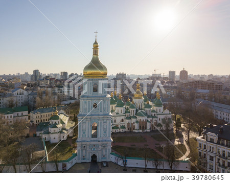 Saint Sophia Cathedral and St. Sophia Square. Kiev Saint Sophia Cathedral and St. Sophia Square. Kiev 39780645