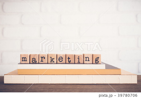 The word Marketing and blank space background. The word Marketing and blank space background. 39780706