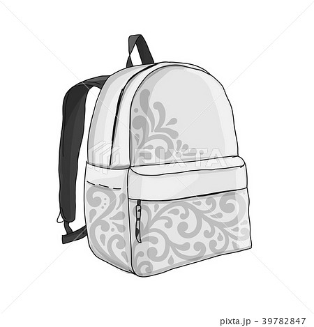 Backpack mockup, sketch for your design 39782847
