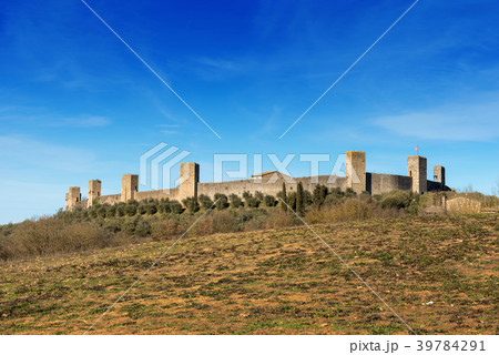 Fortified Town of Monteriggioni - Tuscany Italy 39784291
