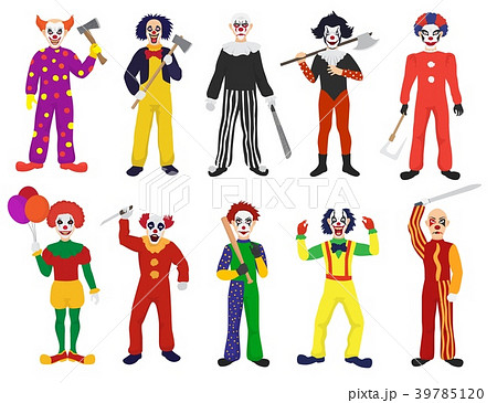 Clown vector clownish character clowning on 39785120