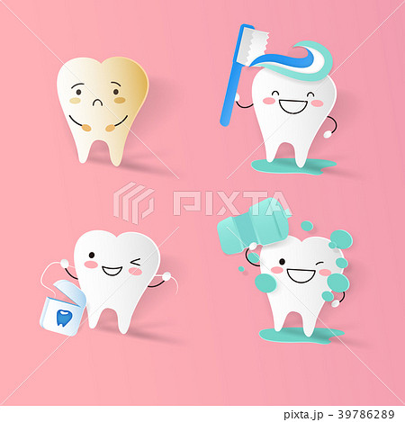 tooth with clean concept tooth with clean concept 39786289