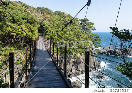 城ヶ崎海岸　橋立つり橋 39786537