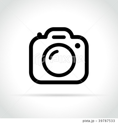 camera icon on white background camera icon on white background 39787533