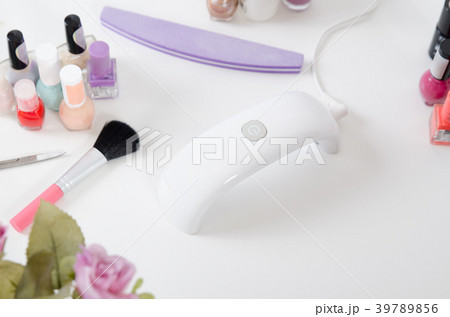 UV light dryer. Manicure, spa salon concept. 39789856