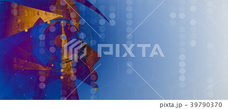 Artificial intelligence. Technology web background 39790370