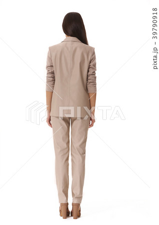 indian business woman in beige pant suit full body protrait in high heels indian business woman in beige pant suit full body protrait in high heels 39790918