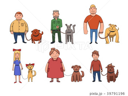 Dogs look like their owners. People walking their Dogs look like their owners. People walking their 39791196