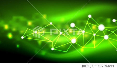 Shiny stars, neon glowing digital connected light Shiny stars, neon glowing digital connected light 39796844