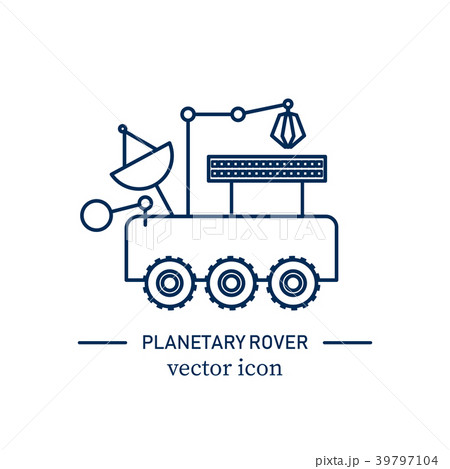 planetary rover vector icon planetary rover vector icon 39797104