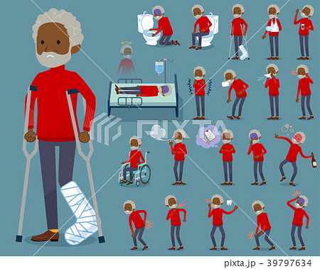 flat type red high neck old man black_sickness flat type red high neck old man black_sickness 39797634