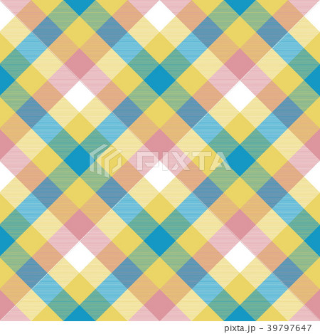 Colored check plaid seamless pattern 39797647