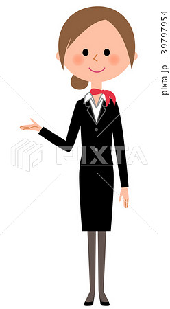 制服の女性 説明 制服の女性 説明 39797954