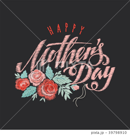 Embroidery Happy Mothers Day 39798910