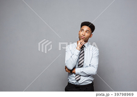 Business Concept - Confident thoughtful young Business Concept - Confident thoughtful young 39798969