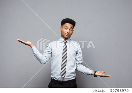 Business Concept - Confident thoughtful young Business Concept - Confident thoughtful young 39798970