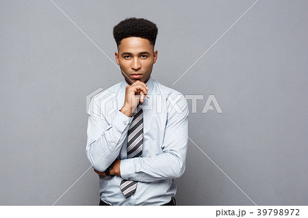 Business Concept - Confident thoughtful young 39798972