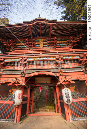 水沢観音　水沢寺仁王門　群馬県　渋川市　 39801995