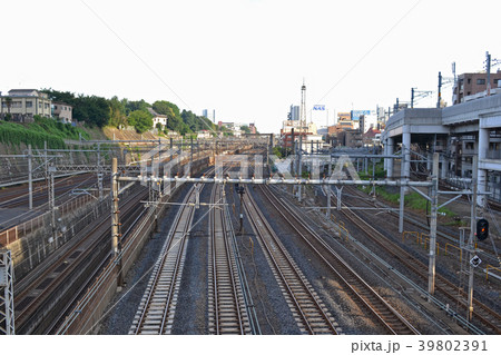 日暮里の線路　下御隠殿橋のトレインミュージアム 39802391
