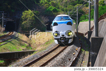 パンダくろしお号JR287 Panda face Express Train Kuroshio 40 パンダくろしお号JR287 Panda face Express Train Kuroshio 40 39805324