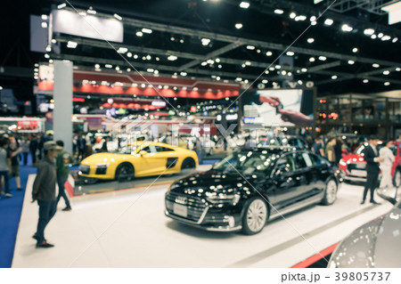 The atmosphere blurred in Motor Show The atmosphere blurred in Motor Show 39805737