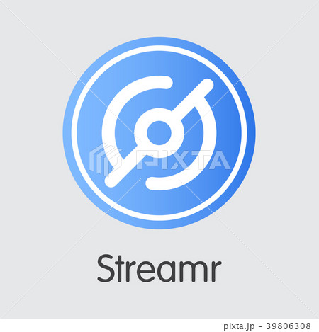 Streamr - Cryptographic Currency Pictogram. Streamr - Cryptographic Currency Pictogram. 39806308