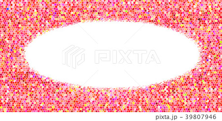 ステンドグラスフレーム・赤色メッセージ用 ステンドグラスフレーム・赤色メッセージ用 39807946