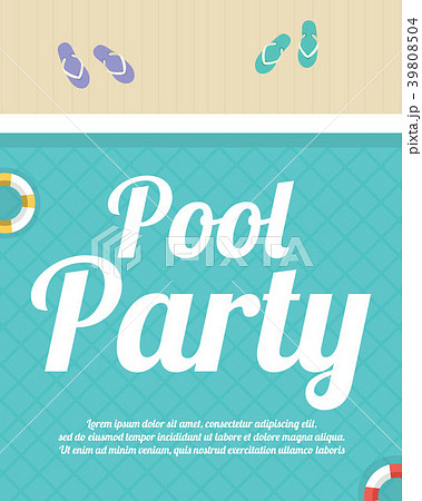 Summer night beach party poster Summer night beach party poster 39808504