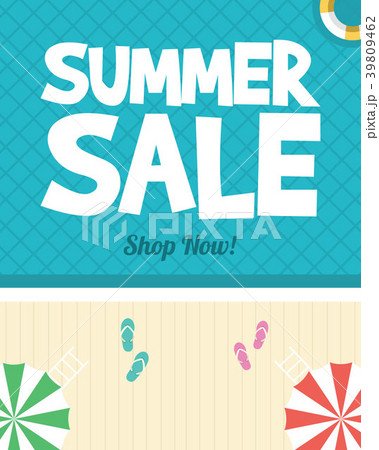 Summer holiday sale banner design 39809462