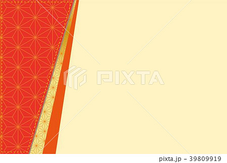 和柄の背景 和柄の背景 39809919