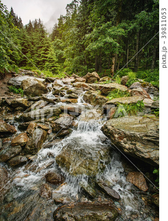 Summer landscape. Hiking Outdoor Concept. Rocky 39811053