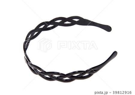 Women's  plastic hair clip isolated on white 39812916