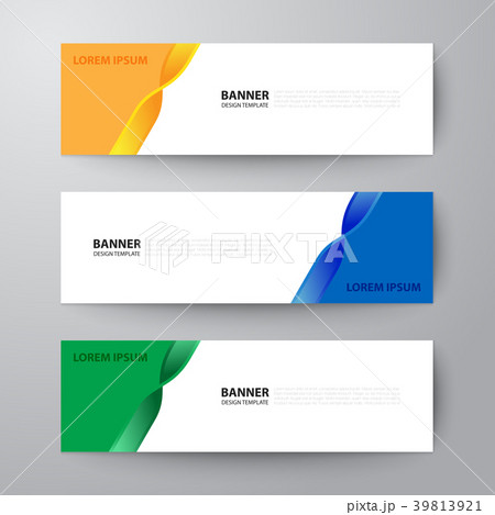 banners web design template abstract background 39813921
