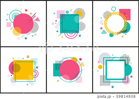 Collection of Abstract Posters Vector Illustration Collection of Abstract Posters Vector Illustration 39814938