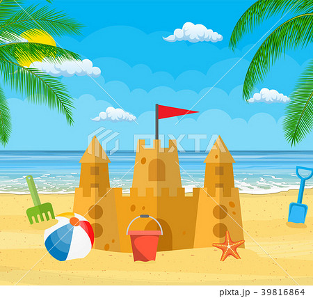 Summer Vacation. Sand Castle, 39816864