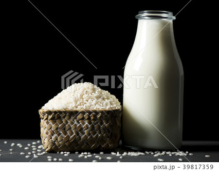 rice and rice milk rice and rice milk 39817359